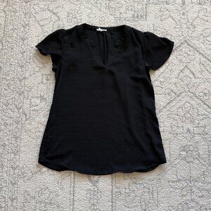 Maurices Size Small Black Atwood Blouse
